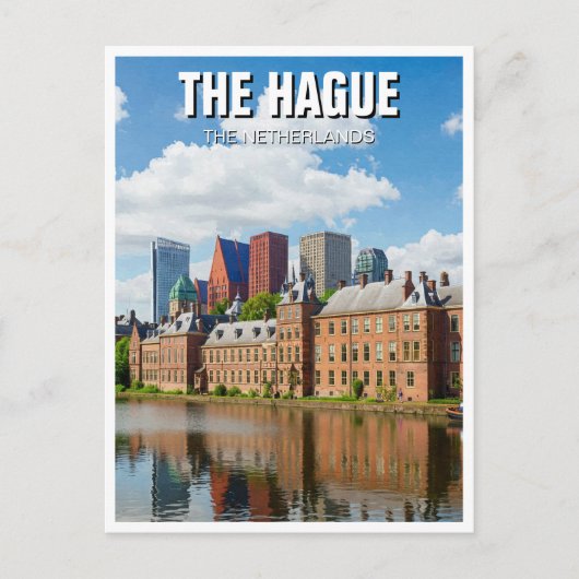 Den Haag Reizen Nederland Briefkaart (Voorkant)