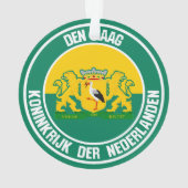 Den Haag Rond Embleem Ornament (achterkant)