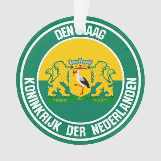 Den Haag Rond Embleem Ornament (voorkant)