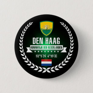 Den Haag Ronde Button 5,7 Cm
