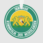 Den Haag Round Emblem Ornament (voorkant)