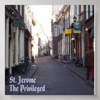 Den Haag, St. Jerome, de bevoorrechte Poster