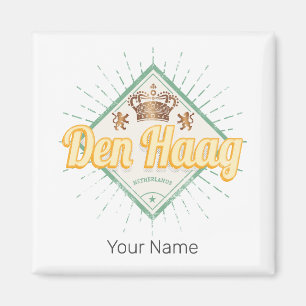 Den Haag Stad Nederland Retro Holland Vintage Magneet