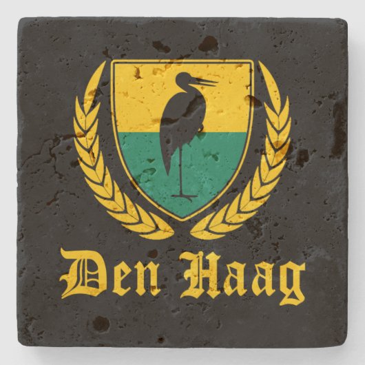 Den Haag Stad  Stenen Onderzetter (Voorkant)