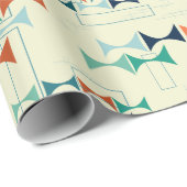 Den Lampshade (blauw), pap Cadeaupapier (Rol Hoek)