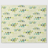 Den Lampshade (groen), pap Cadeaupapier (Vlak)