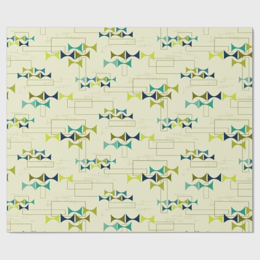 Den Lampshade (groen), pap Cadeaupapier (Vlak)