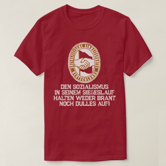 DEN SOZIALISMUS T-SHIRT (Design voorkant)