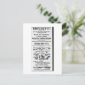 Den Stone's Circus, Menagerie en Indiaas Show Briefkaart (Staand voorkant)