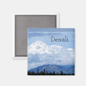 Denali Alaska Berg Foto Magneet (Voorkant / Achterkant)