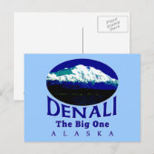 DENALI ALASKA DE GROTE BRIEFKAART (Voorkant / Achterkant)