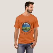 Denali Alaska Graphic with Global Coordinates Over T-shirt (Voorkant volledig)