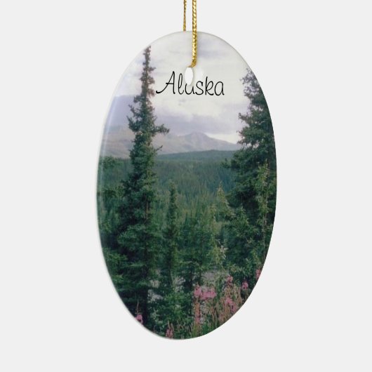 Denali, Alaska Keramisch Ornament (Rechts)