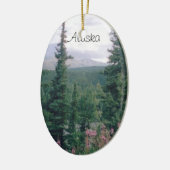 Denali, Alaska Keramisch Ornament (Links)