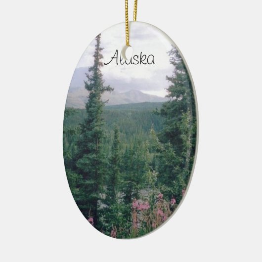 Denali, Alaska Keramisch Ornament (Links)