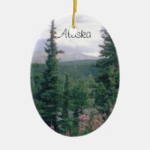 Denali, Alaska Keramisch Ornament (Voorkant)