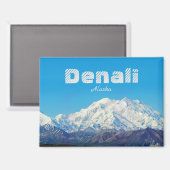 Denali Alaska Magnet Souvenir Gift (Voorkant / Achterkant)
