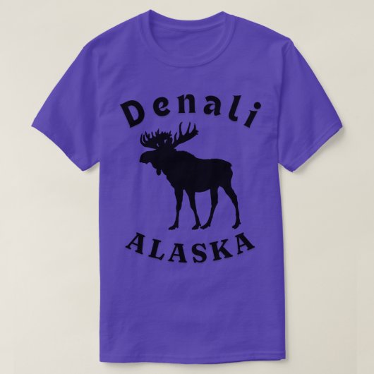 Denali Alaska Moose T-shirt (Design voorkant)