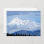 Denali Alaska Mountain Foto Briefkaart (Voorkant / Achterkant)