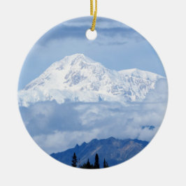 Denali Alaska Mountain Foto Keramisch Ornament