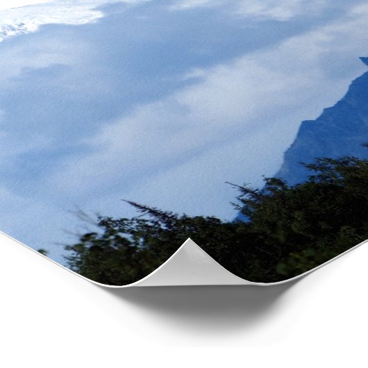 Denali Alaska Mountain Foto Poster (Hoek)