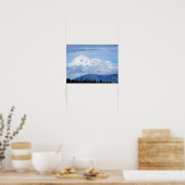 Denali Alaska Mountain Foto Poster (Keuken)