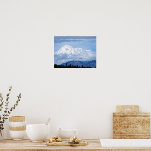 Denali Alaska Mountain Foto Poster (Keuken)
