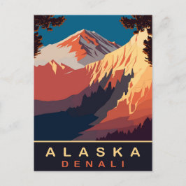 Denali, Alaska, Reizen Briefkaart
