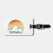 Denali Alaska Retro Bagagelabel (Voorkant horizontaal)