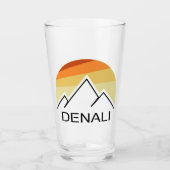 Denali Alaska Retro Glas (Voorkant)