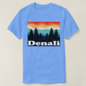 Denali Alaska Retro T-shirt (Design voorkant)