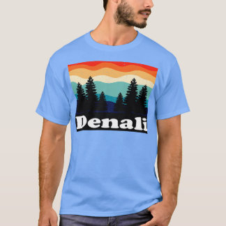 Denali Alaska Retro T-shirt