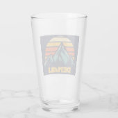 Denali Alaska Retro Turquoise Glas (Achterkant)