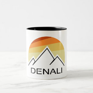 Denali Alaska Retro Tweekleurige Koffiemok