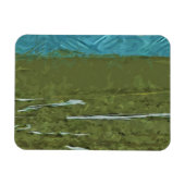 Denali Alaska Rivers Abstract Impressionisme Magneet (Horizontaal)