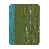 Denali Alaska Rivers Abstract Impressionisme Magneet (Verticaal)