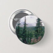 Denali- Alaska Ronde Button 5,7 Cm (Voorkant /achterkant)