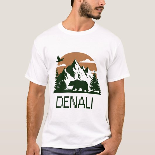 Denali - Alaska T-shirt (Voorkant)