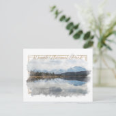 Denali Alaskan Waterverf Briefkaart (Staand voorkant)