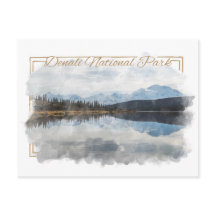 Denali Alaskan Waterverf Briefkaart