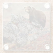 Denali Brown Beer Glazen Onderzetter (Achterkant)