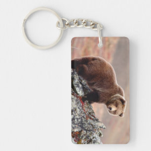 Denali Brown Beer Sleutelhanger