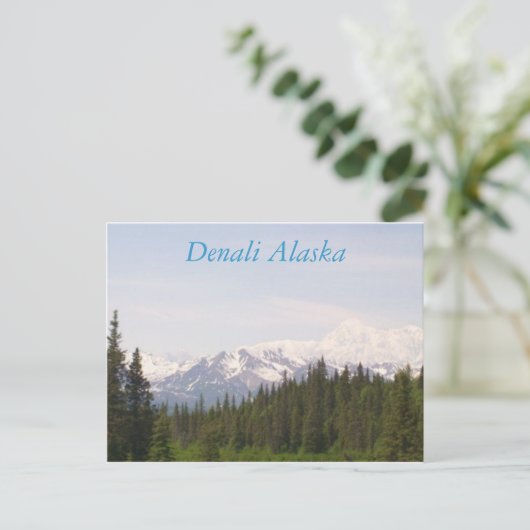 Denali, Denali Alaska Briefkaart (Staand voorkant)