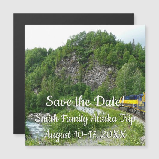 Denali Express Alaska Train Vacation Fotografie (Voorkant / Achterkant)