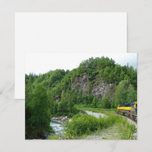 Denali Express Alaska Train Vacation Fotografie (Voorkant / Achterkant)