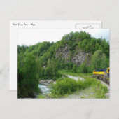 Denali Express Alaska Train Vacation Fotografie Briefkaart (Voorkant / Achterkant)