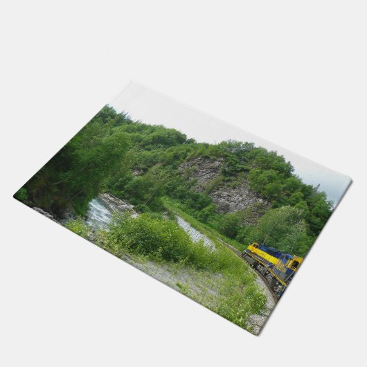 Denali Express Alaska Train Vacation Fotografie Deurmat (Schuin)