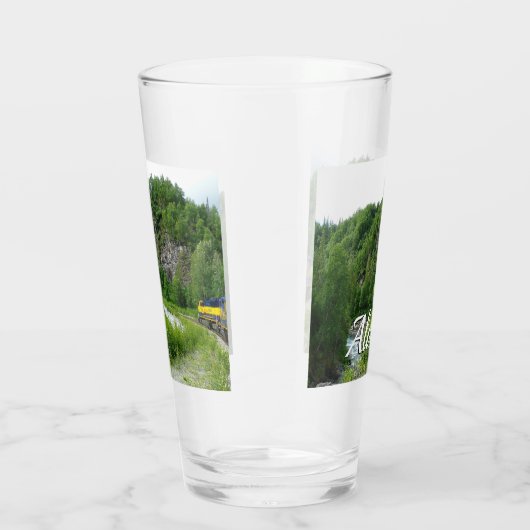 Denali Express Alaska Train Vacation Fotografie Glas (Rechts)