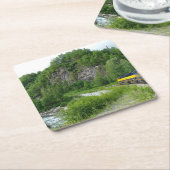 Denali Express Alaska Train Vacation Fotografie Kartonnen Onderzetters (Schuin)