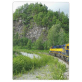 Denali Express Alaska Train Vacation Fotografie Klembord (Achterkant)